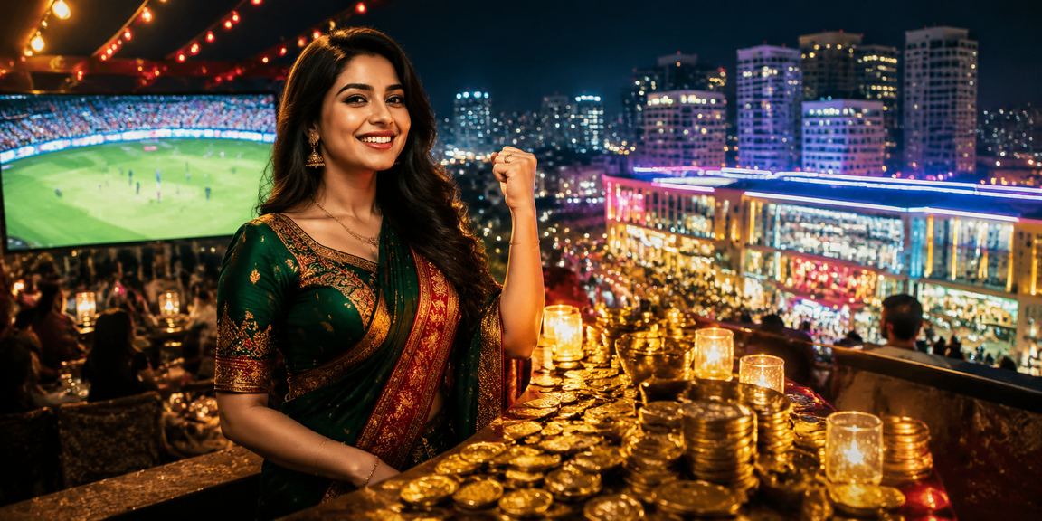 গাজীপুরে নিওন লাইটে ক্রিকেট বেটিং প্ল্যাটফর্মের দৃশ্য